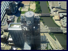 Views from Sears Tower 08 - 311 South Wacker, Chicago River